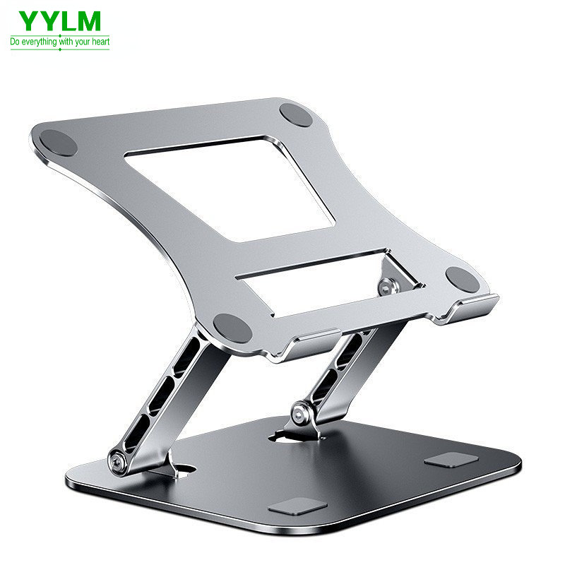 Phone Tablet Stand Adjustable Aluminum Alloy Laptop Tablet up to 17" L