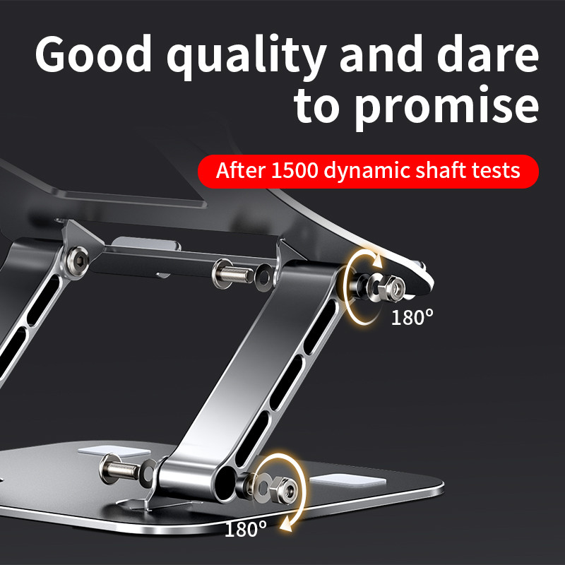 Phone Tablet Stand Adjustable Aluminum Alloy Laptop Tablet up to 17" L — photo 5