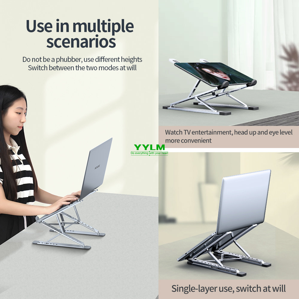 YYLM N8 Laptop Stand Aluminum for Macbook Adjustable Portable More Sta — photo 2
