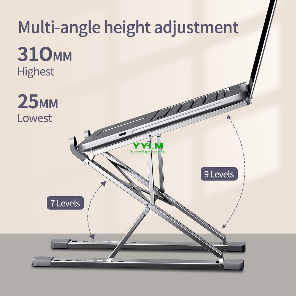 YYLM N8 Laptop Stand Aluminum for Macbook Adjustable Portable More Sta — photo 3