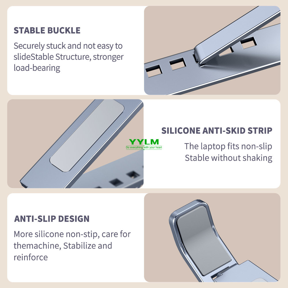 YYLM N8 Laptop Stand Aluminum for Macbook Adjustable Portable More Sta — photo 6