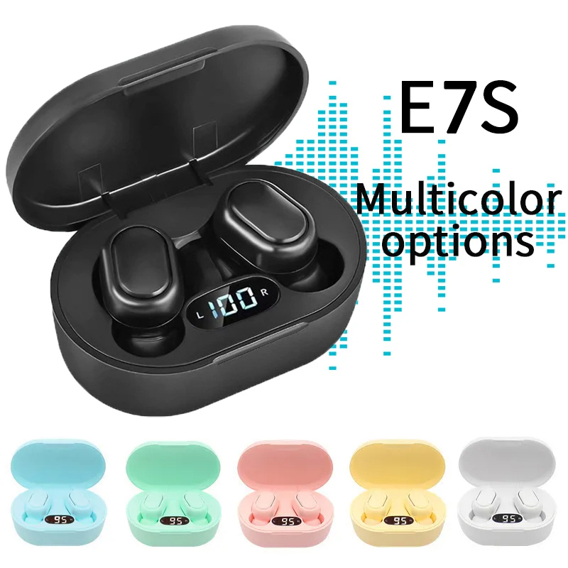 E7S TWS Fone Bluetooth Earphones 5.2 Wireless Headph