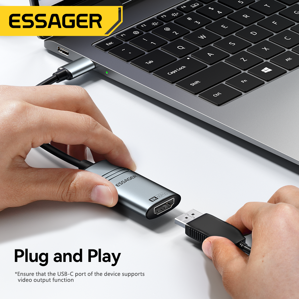 Essager HDMI To USB Type C Adapter for iPhone MacBook Pro Air iPad Sam — photo 2