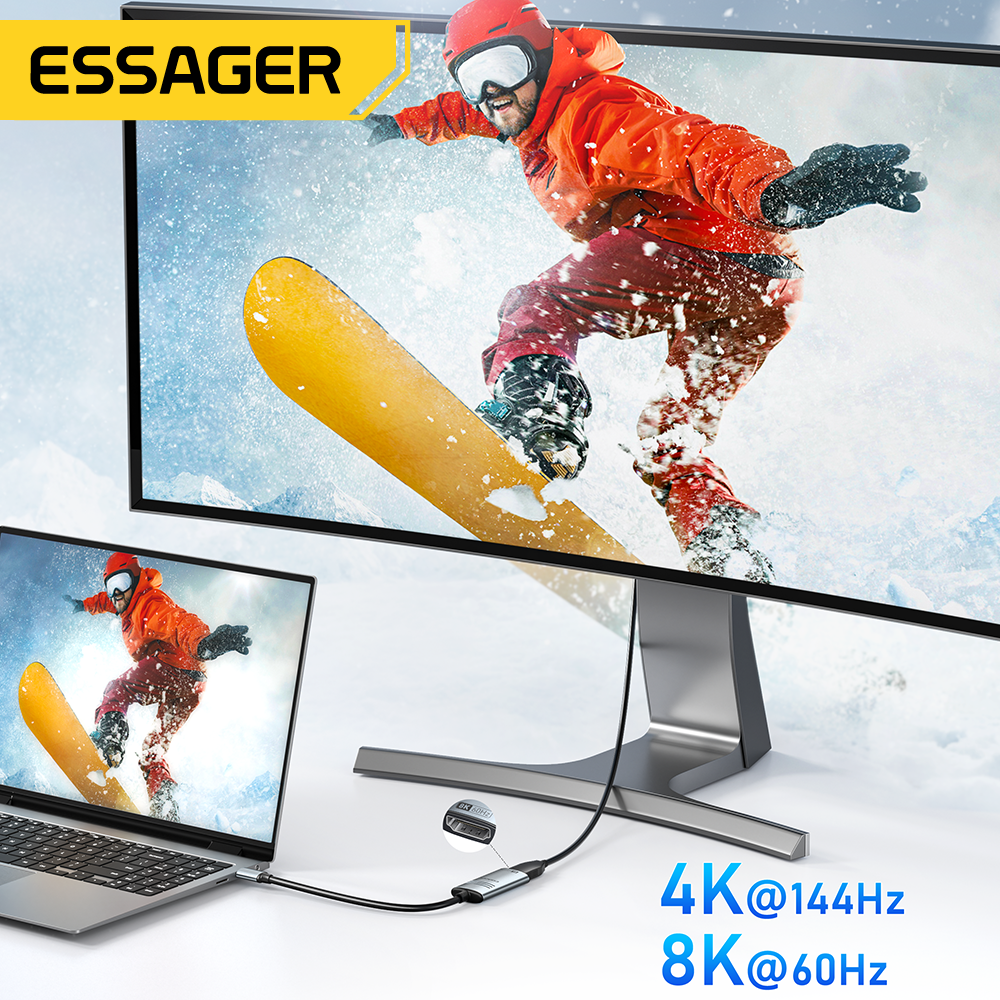 Essager HDMI To USB Type C Adapter for iPhone MacBook Pro Air iPad Sam — photo 3