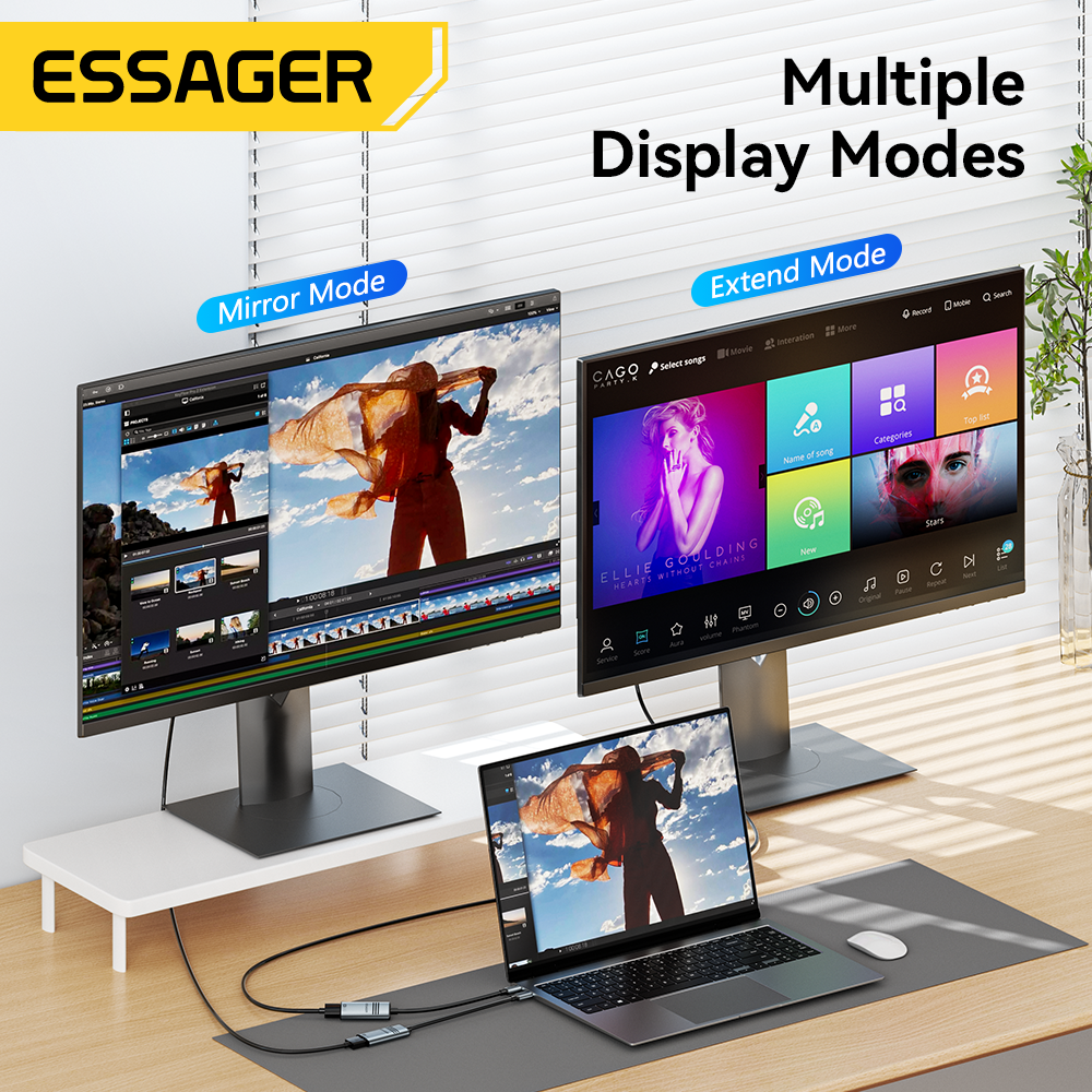 Essager HDMI To USB Type C Adapter for iPhone MacBook Pro Air iPad Sam — photo 6