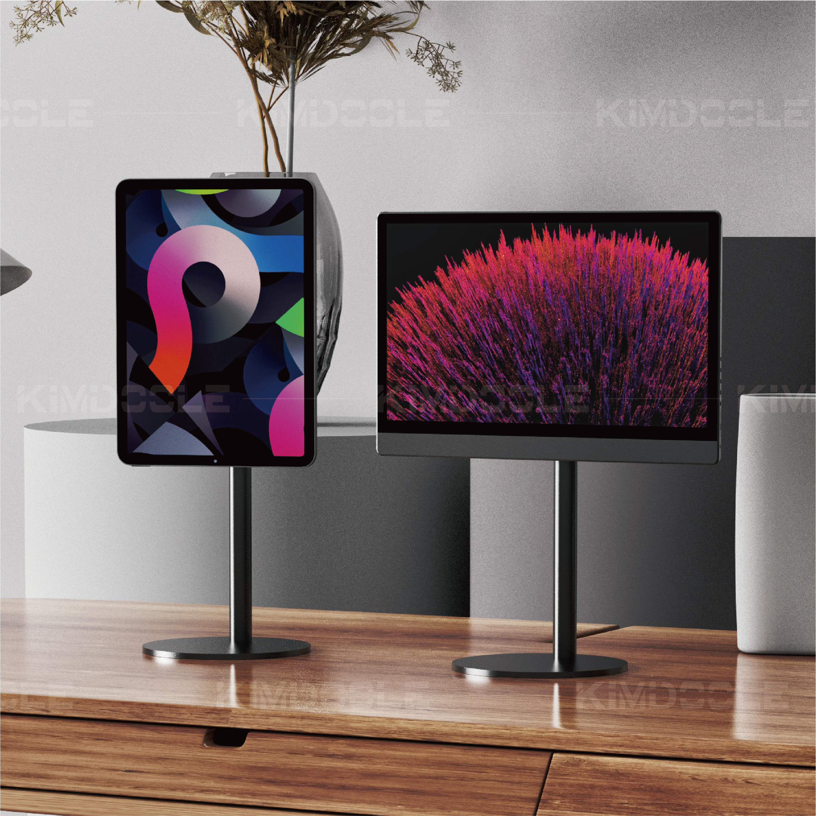 Artpowers Portable Monitor Stand Height Adjustable Magnetic Monitor Ta — photo 3