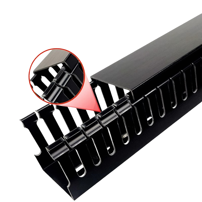 Flame retardant Cable Trunk PVC Cable Management tray Open Slot Channe — photo 3