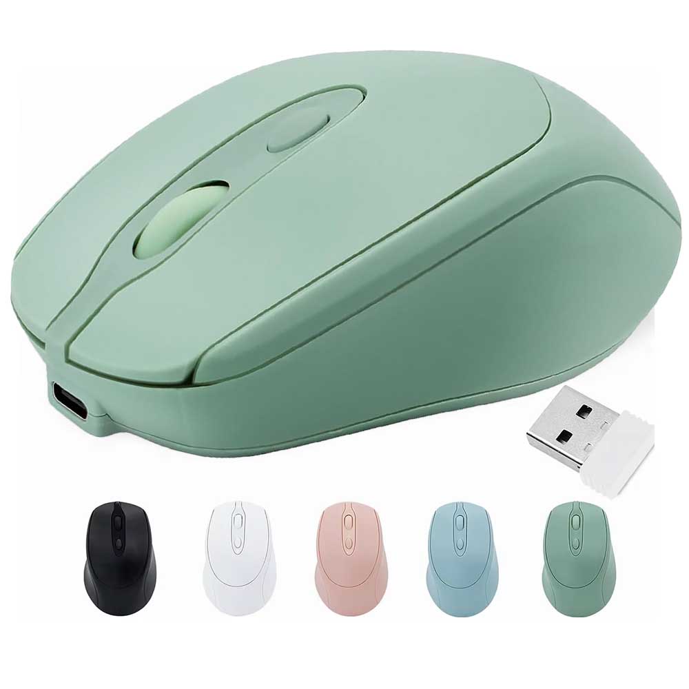 Rechargeable Wireless Gaming Mouse 2.4G Bluetooth-Compatible Wireless 
