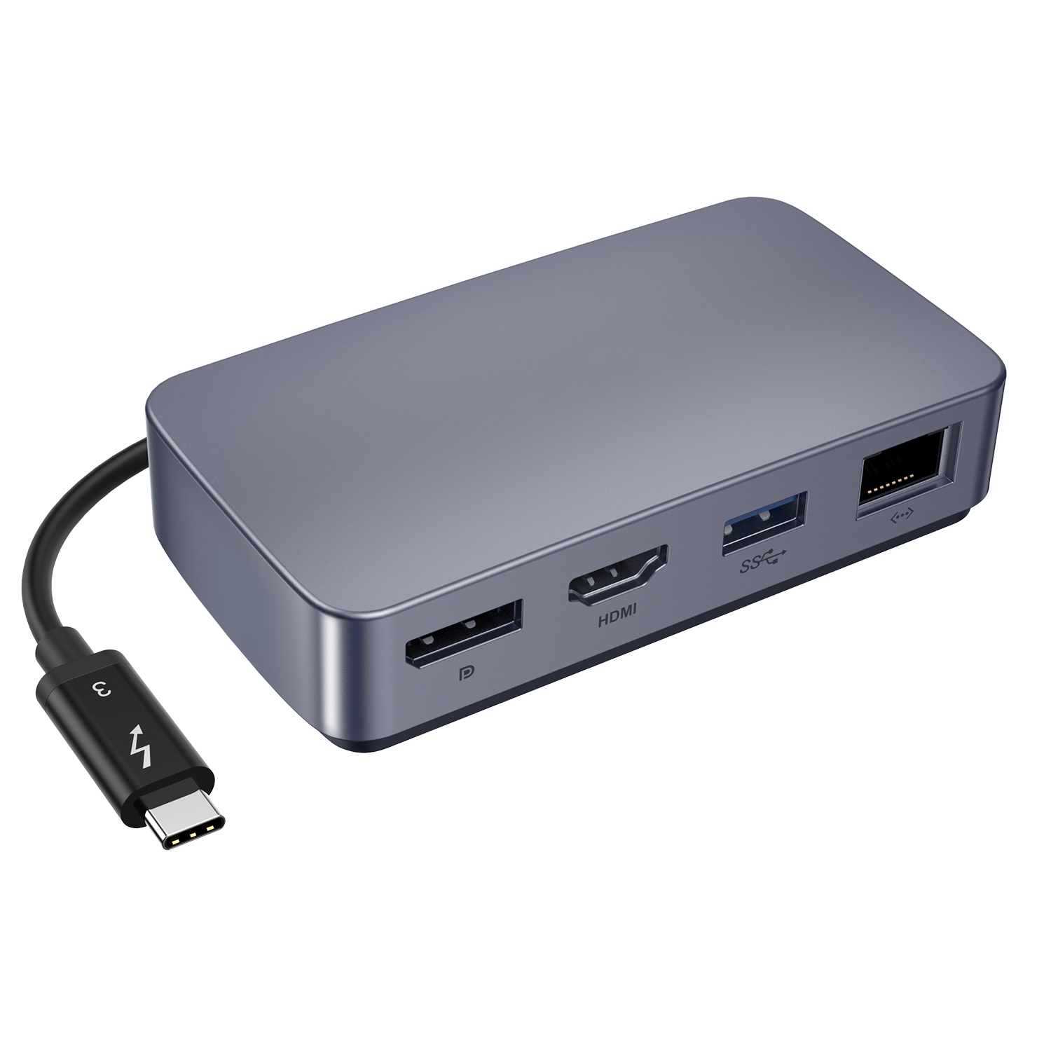 USB C HDMI HUB Adapter 4K 60hz, DP, Gigabit Ethernet, USB 3.0, Thunderbolt 3/4 Docking Sta