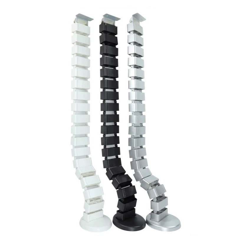 Wire Spine Cable Sleeve Under Desk Cable Tray Wire Management Workstat