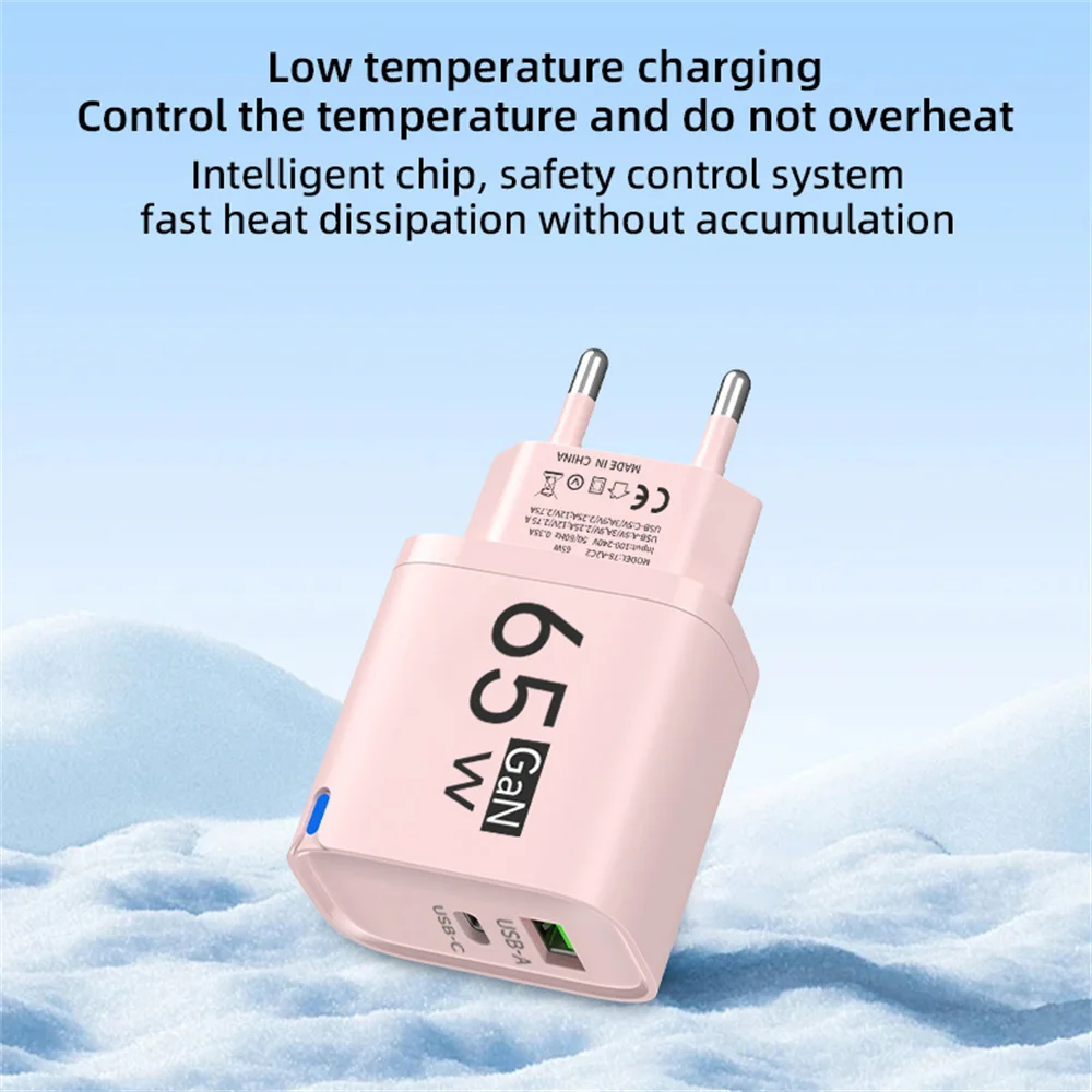 GaN Charger 65W USB Type C Fast Charging Phone Charger Adapter USB PD  — photo 5