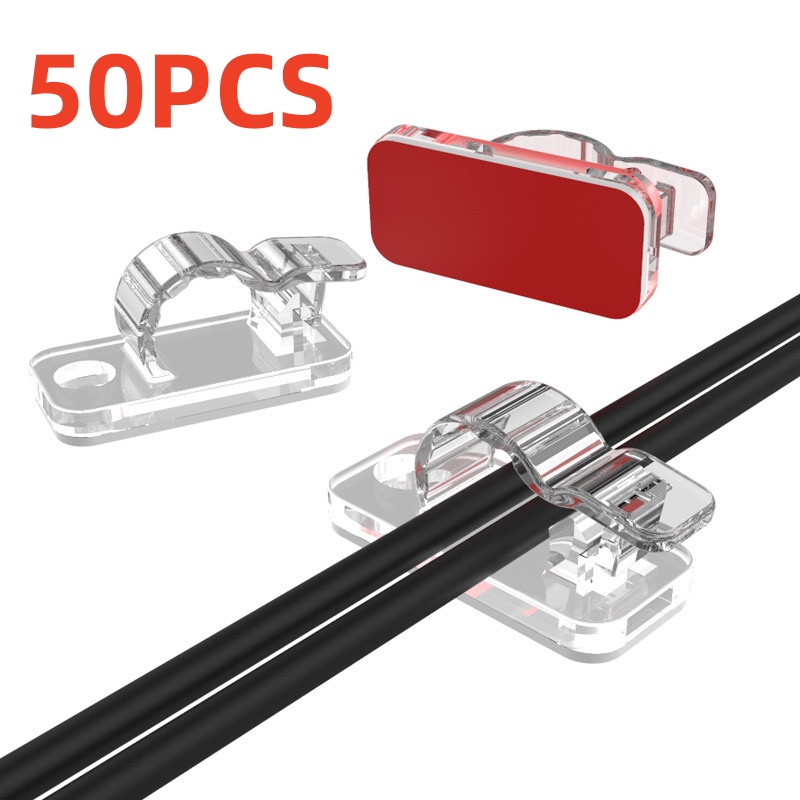 10/50PCS Cable Organizer Clips Cable Management Wire Manager Cord Hold — photo 3